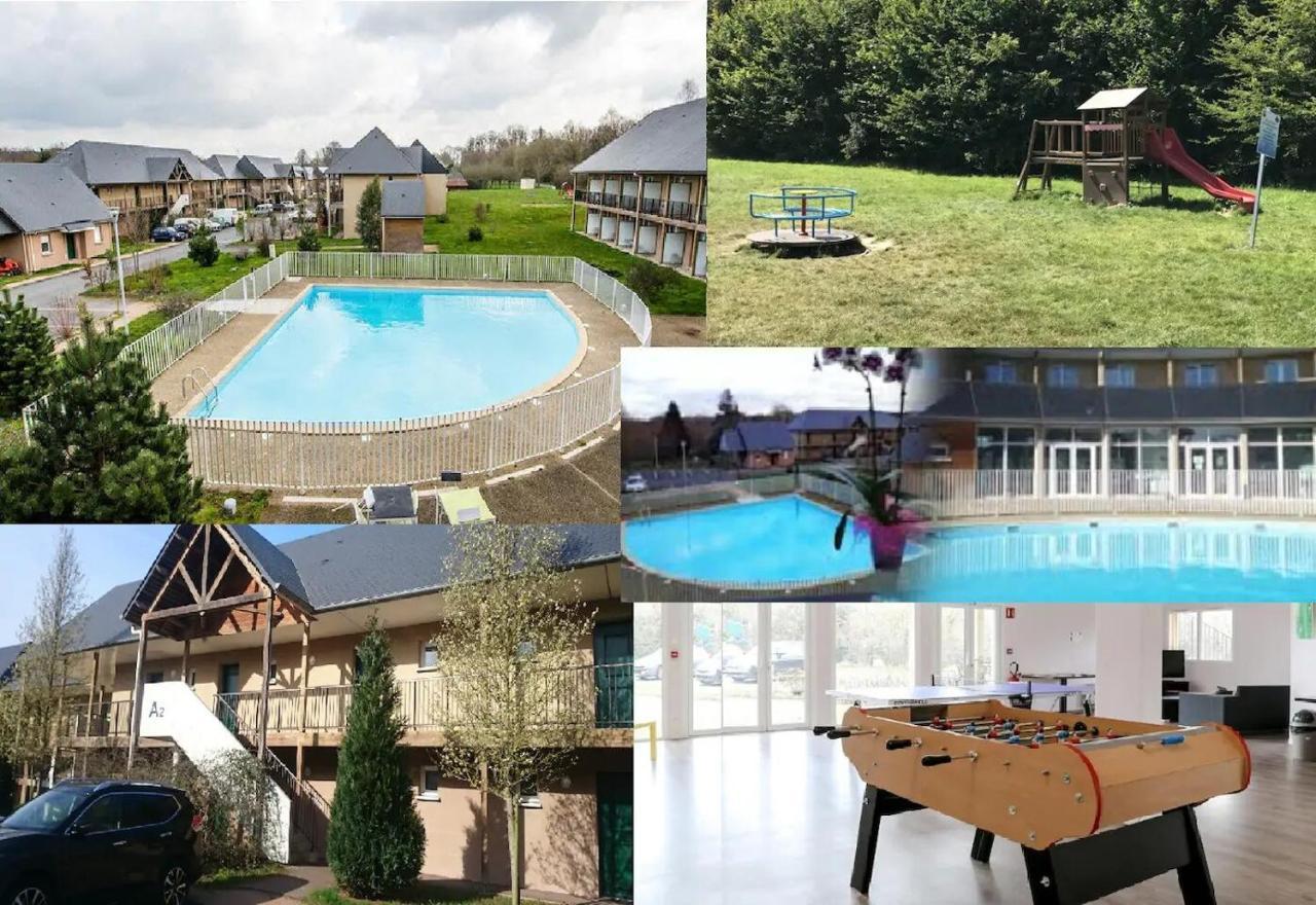 Le Fleur"H"On 11 D'Honfleur, T2 En Residence Avec Piscine, Wifi Et Parking Gratuits Equemauville Ngoại thất bức ảnh